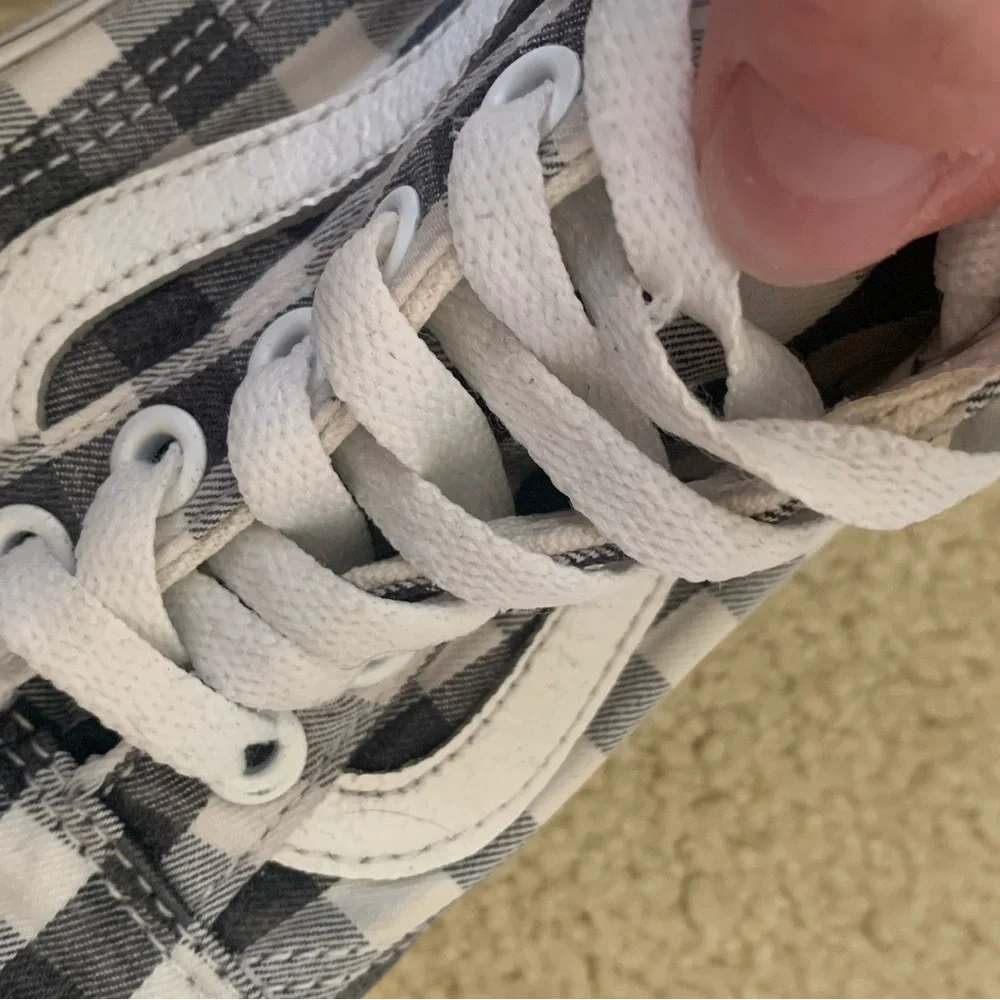 VANS “Old Skool” Checkered Sneakers - Picture 8 of 9